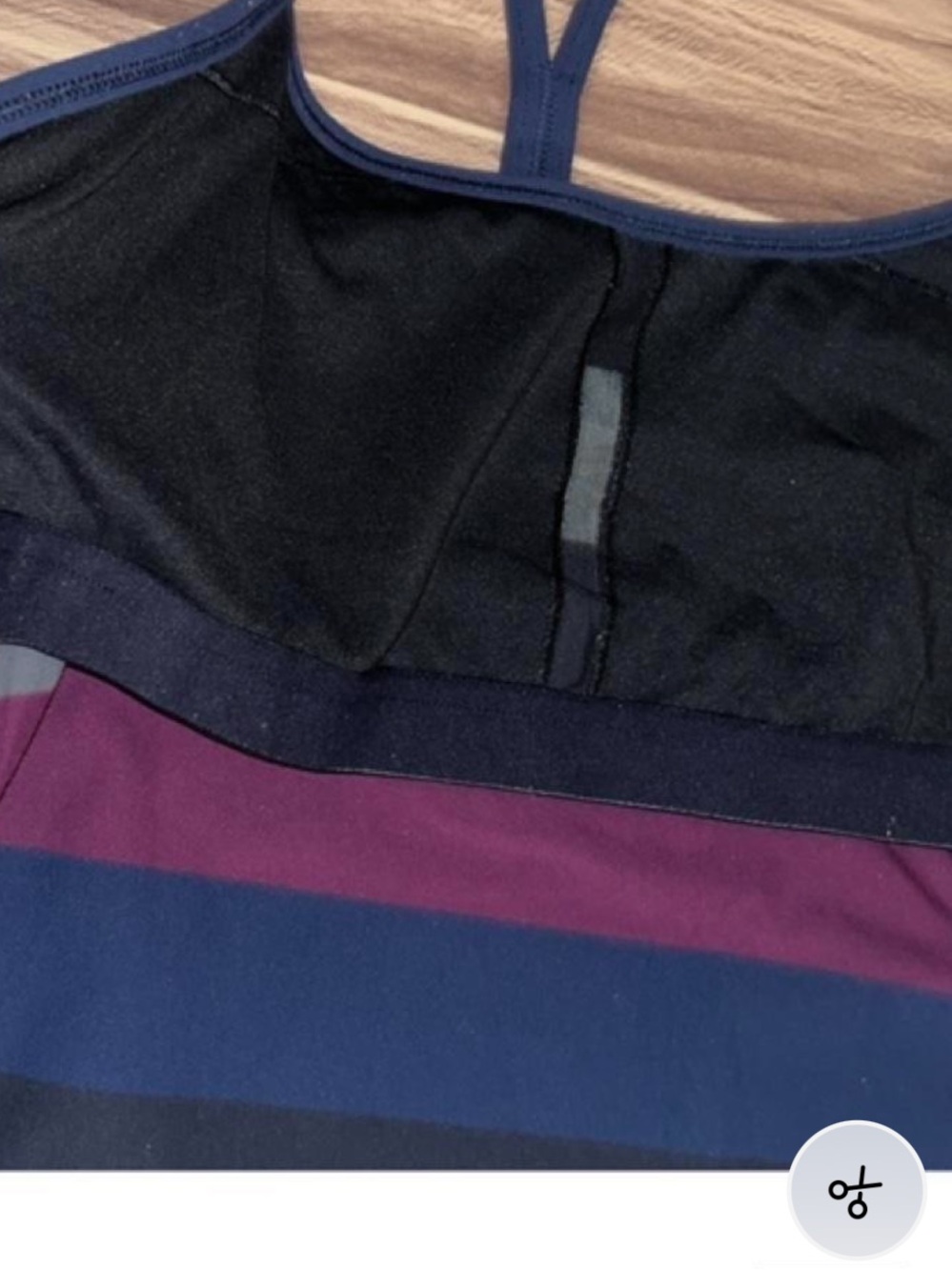 Lululemon Racerback Stripe Strappy Tank - Picture 4 of 4